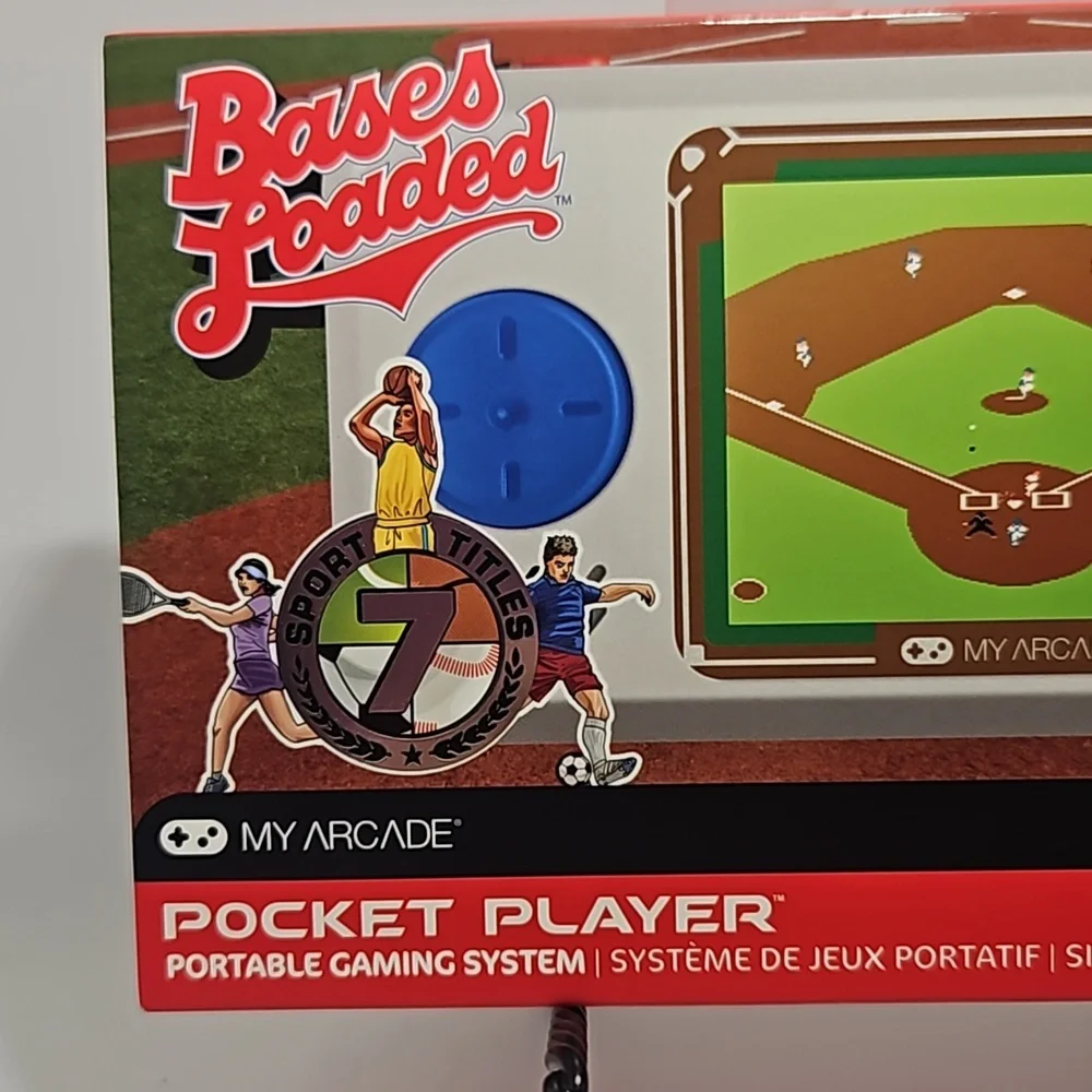 NEW-My Arcade- Bases Loaded Pocket Player - Collectible Handheld Game Console - Picture 3 of 13